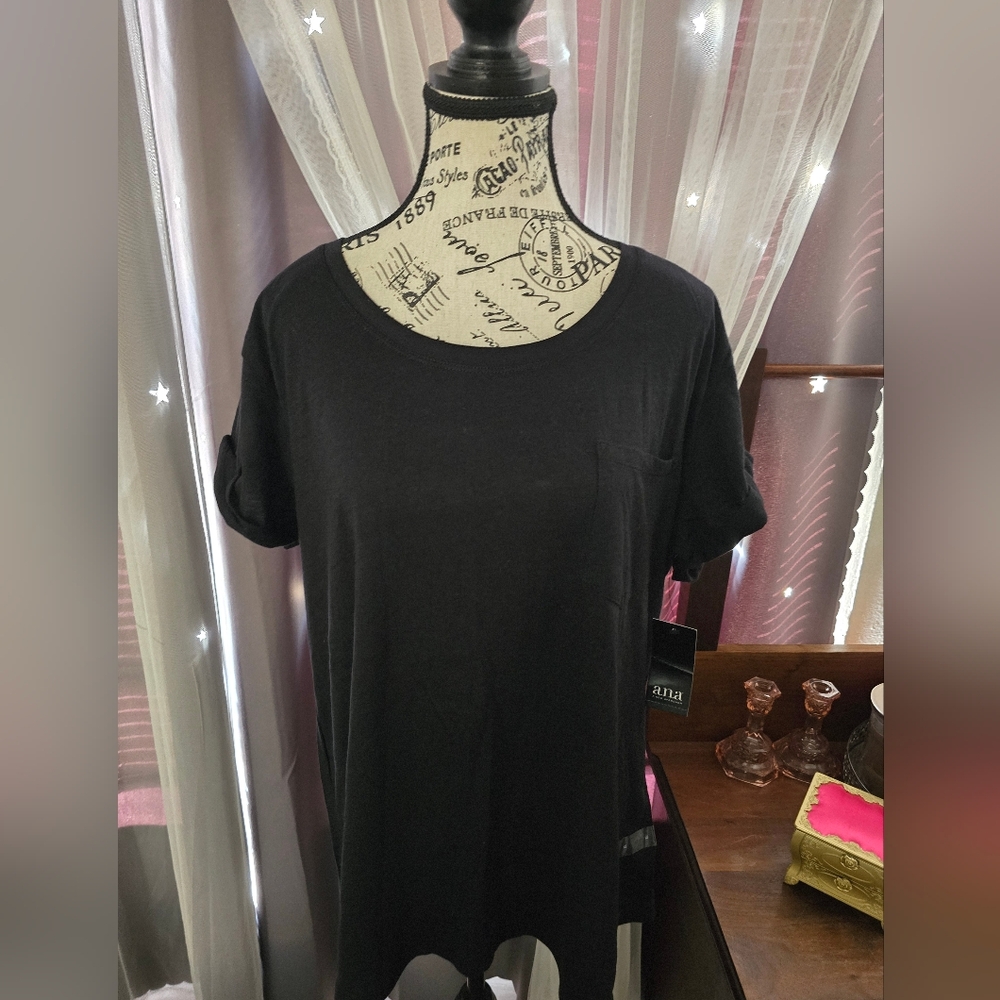 a.n.a women's short sleeved tee NWT size XL - Picture 2 of 9